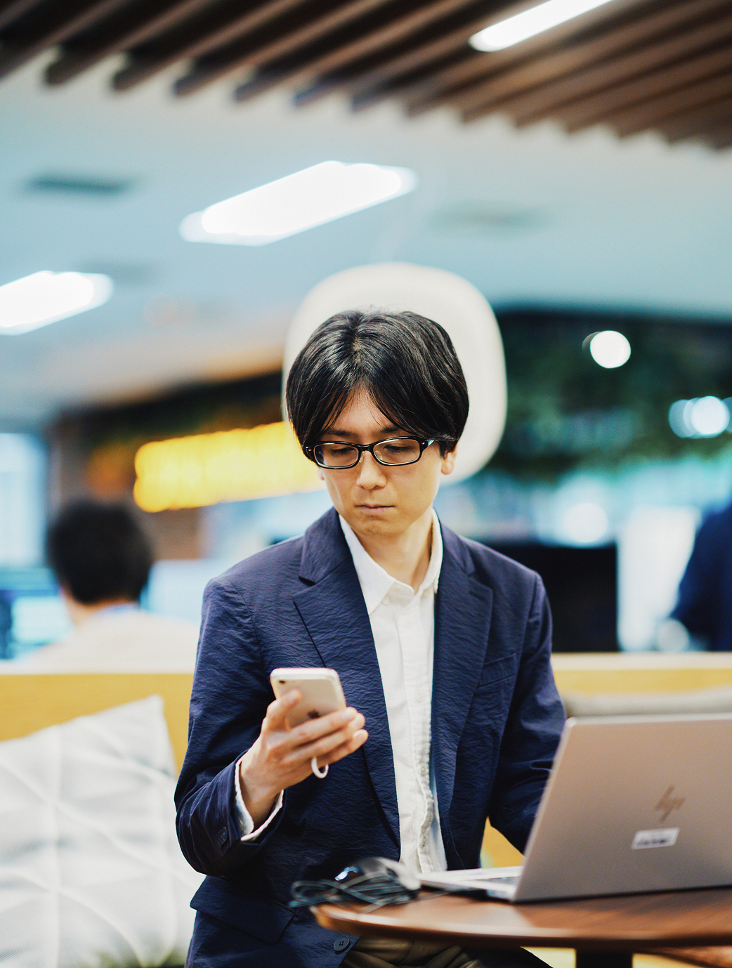 仕事の様子