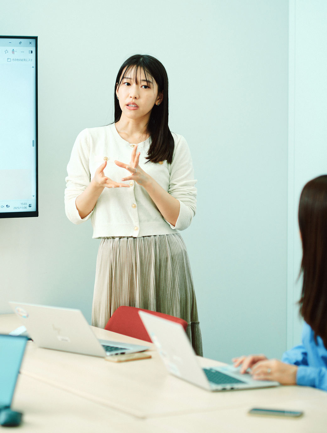 仕事の様子